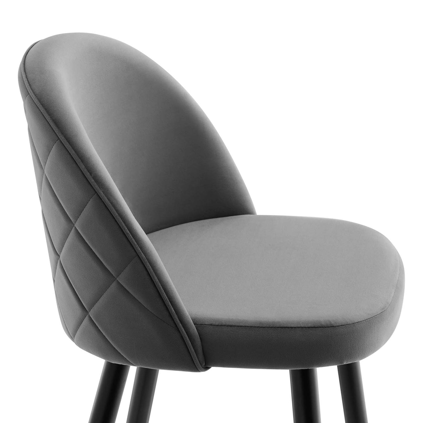 Cordial Performance Velvet Bar Stools - Set of 2 By Modway - EEI-4527 | Bar stools | Modishstore - 9