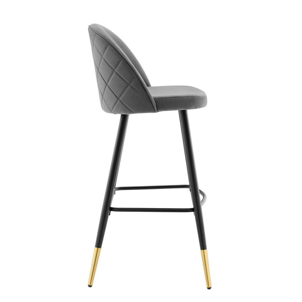 Cordial Performance Velvet Bar Stools - Set of 2 By Modway - EEI-4527 | Bar stools | Modishstore - 10
