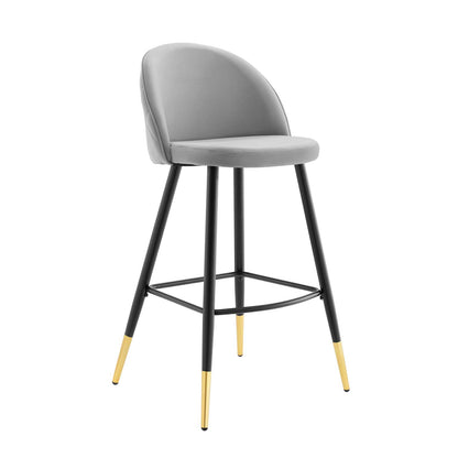 Cordial Performance Velvet Bar Stools - Set of 2 By Modway - EEI-4527 | Bar stools | Modishstore - 13