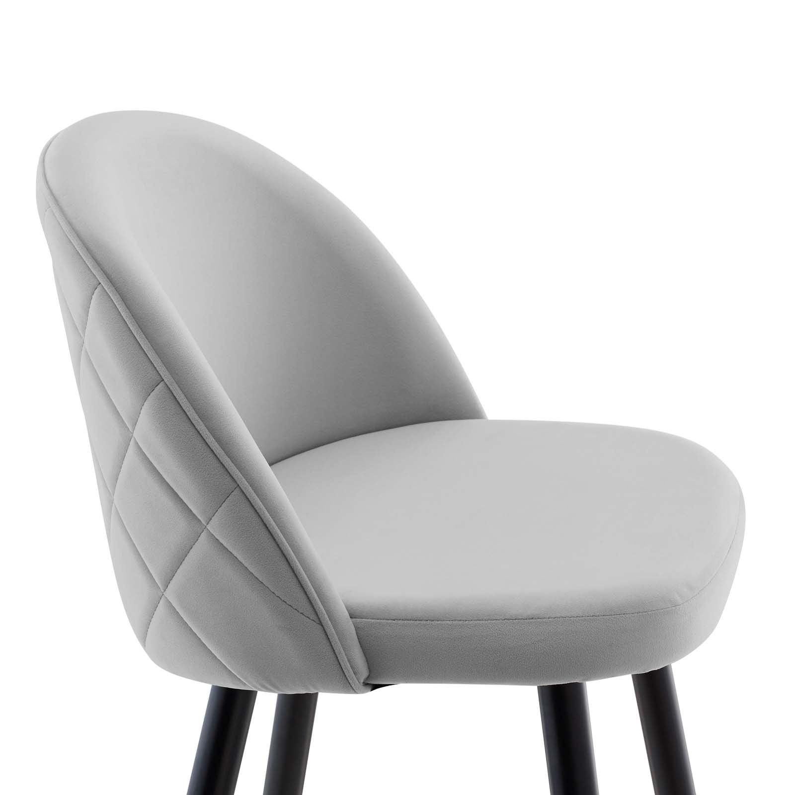 Cordial Performance Velvet Bar Stools - Set of 2 By Modway - EEI-4527 | Bar stools | Modishstore - 14