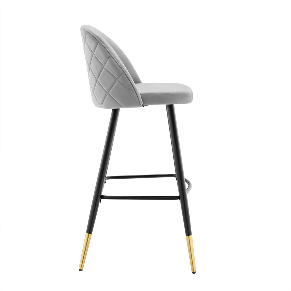 Cordial Performance Velvet Bar Stools - Set of 2 By Modway - EEI-4527 | Bar stools | Modishstore - 15