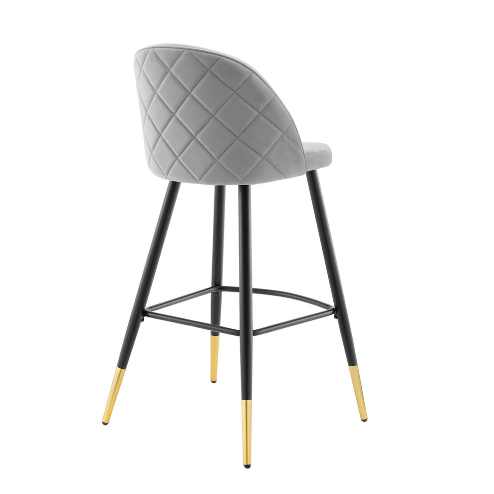 Cordial Performance Velvet Bar Stools - Set of 2 By Modway - EEI-4527 | Bar stools | Modishstore - 16