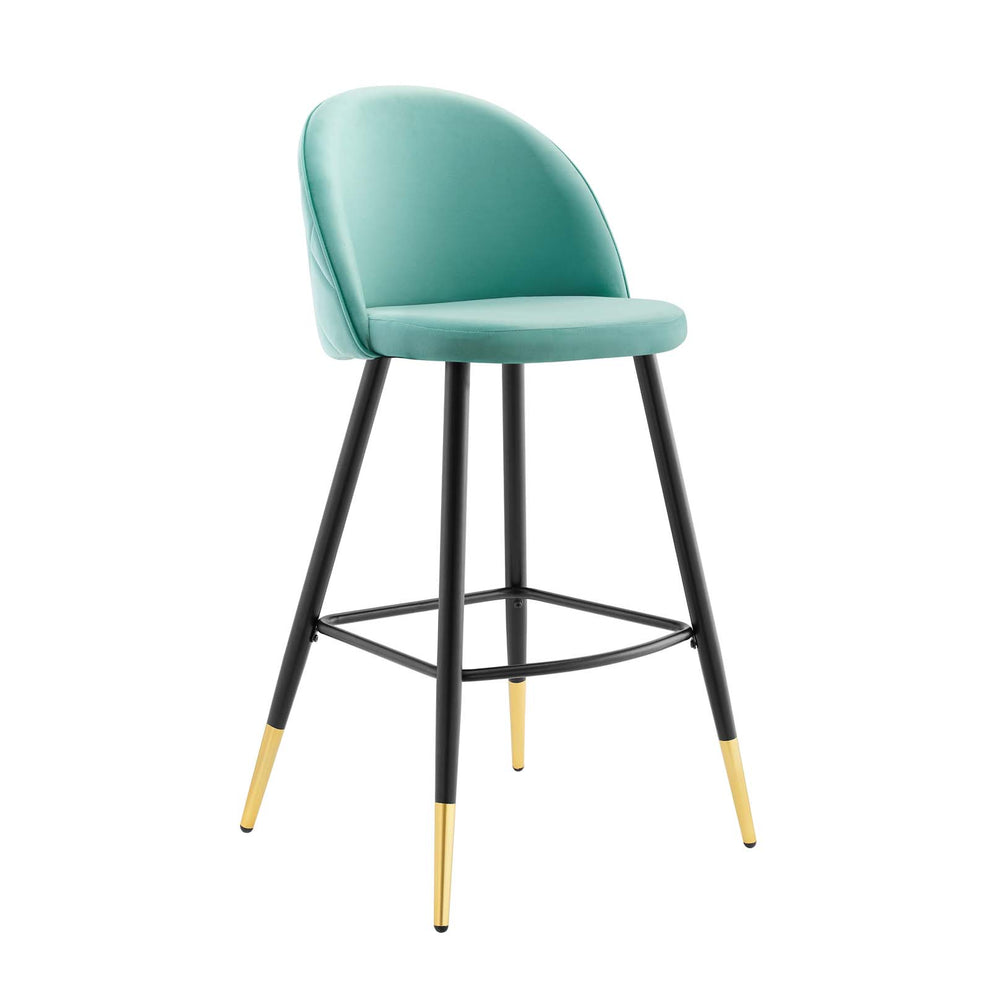 Cordial Performance Velvet Bar Stools - Set of 2 By Modway - EEI-4527 | Bar stools | Modishstore - 18