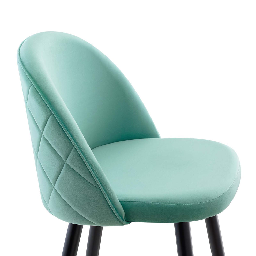 Cordial Performance Velvet Bar Stools - Set of 2 By Modway - EEI-4527 | Bar stools | Modishstore - 19