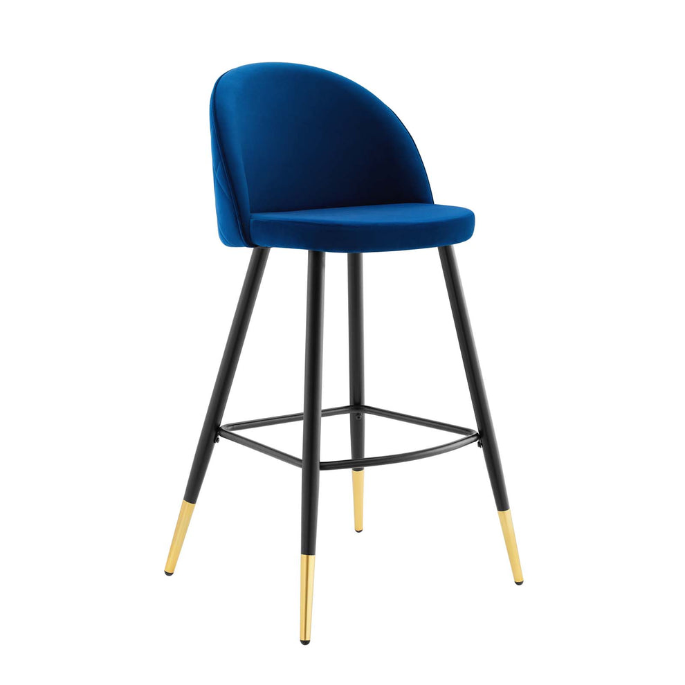 Cordial Performance Velvet Bar Stools - Set of 2 By Modway - EEI-4527 | Bar stools | Modishstore - 23