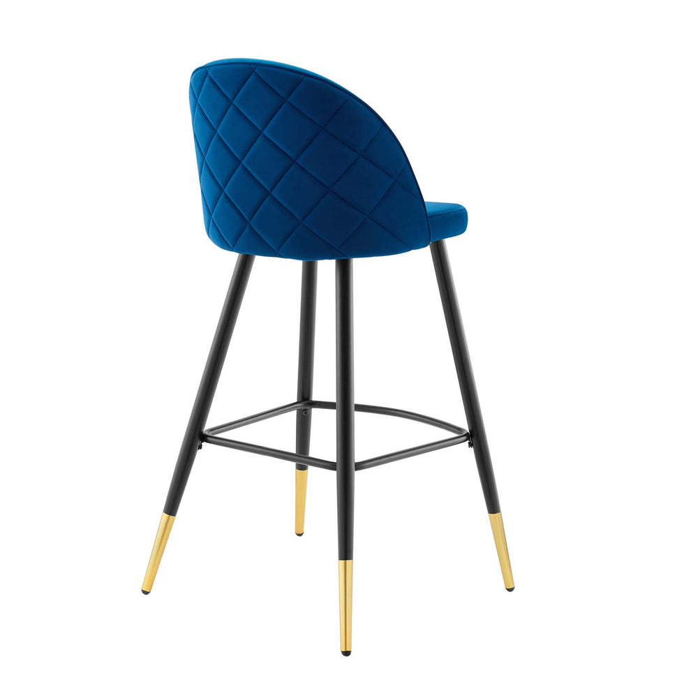 Cordial Performance Velvet Bar Stools - Set of 2 By Modway - EEI-4527 | Bar stools | Modishstore - 26