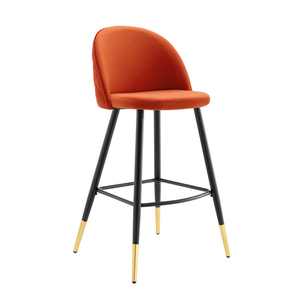 Cordial Performance Velvet Bar Stools - Set of 2 By Modway - EEI-4527 | Bar stools | Modishstore - 28