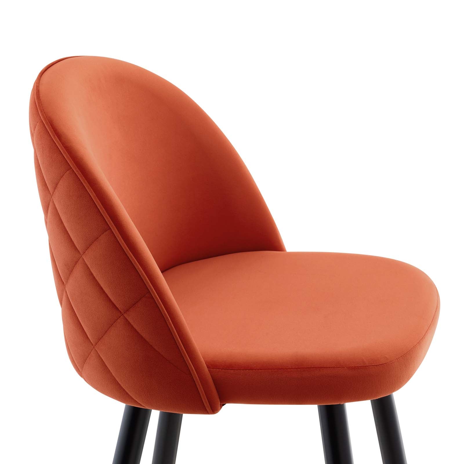 Cordial Performance Velvet Bar Stools - Set of 2 By Modway - EEI-4527 | Bar stools | Modishstore - 29