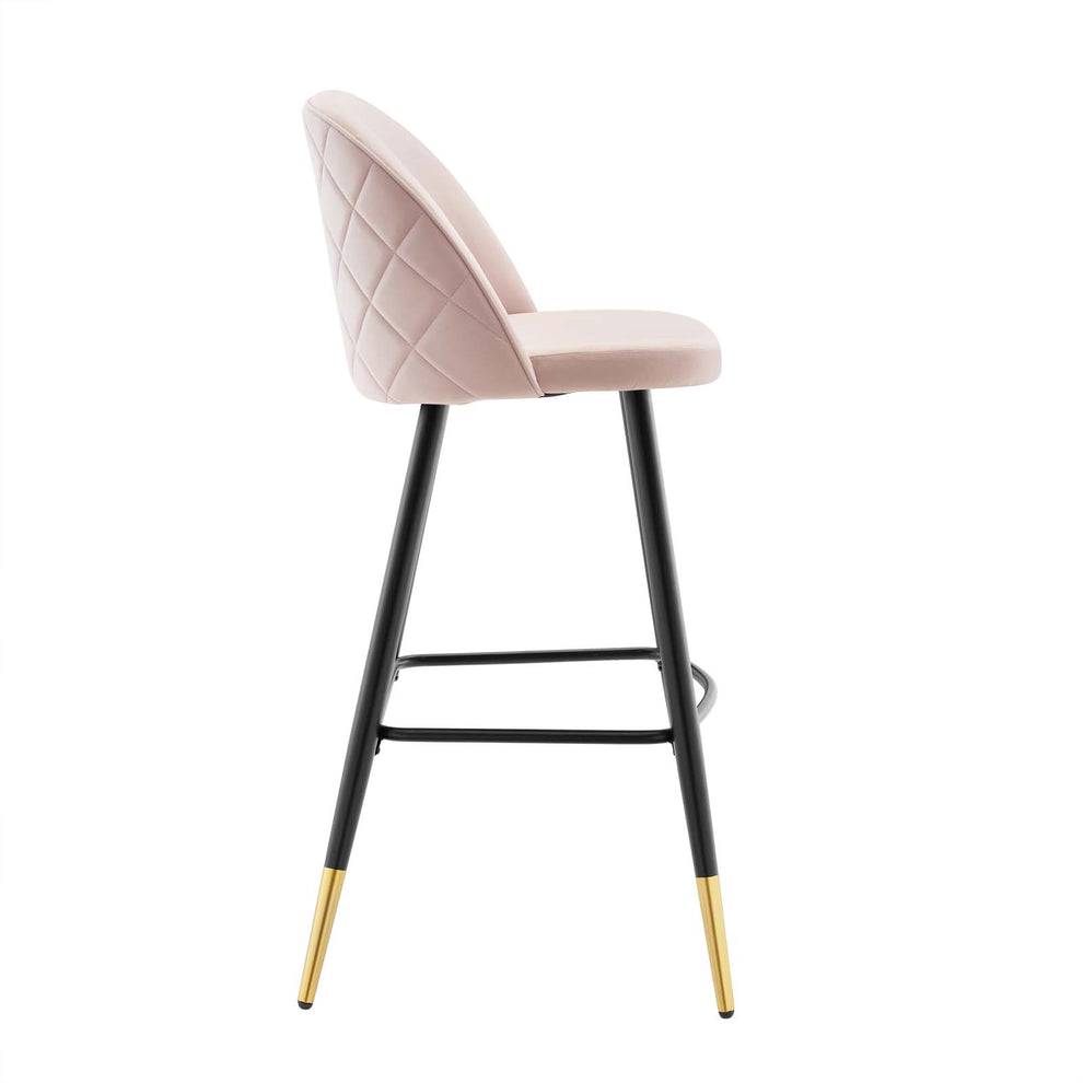 Cordial Performance Velvet Bar Stools - Set of 2 By Modway - EEI-4527 | Bar stools | Modishstore - 35