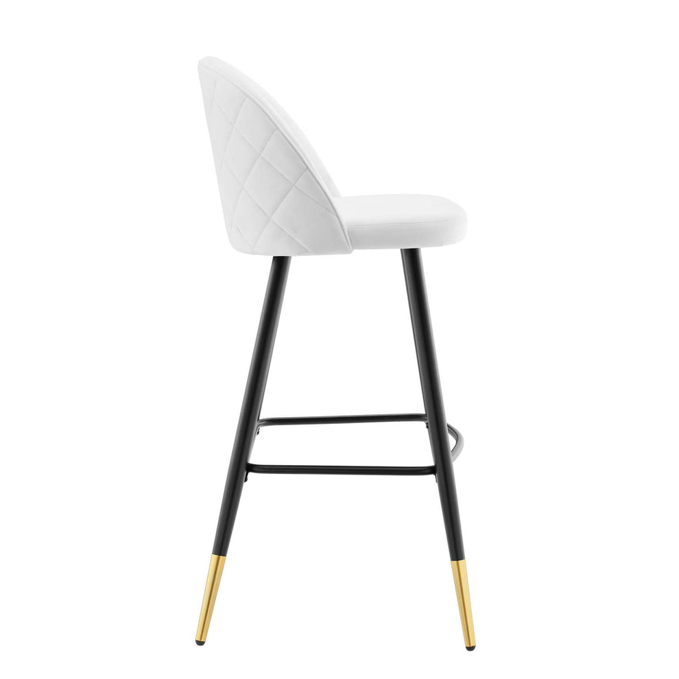 Cordial Performance Velvet Bar Stools - Set of 2 By Modway - EEI-4527 | Bar stools | Modishstore - 40