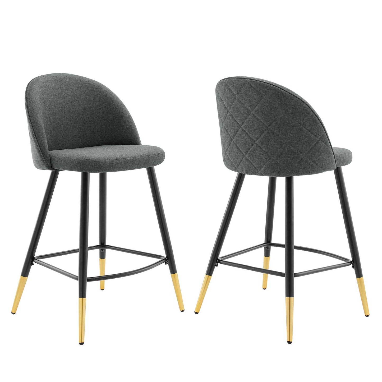 Modway Cordial Fabric Counter Stools - Set of 2 - EEI-4528 | Counter Stools | Modishstore - 7