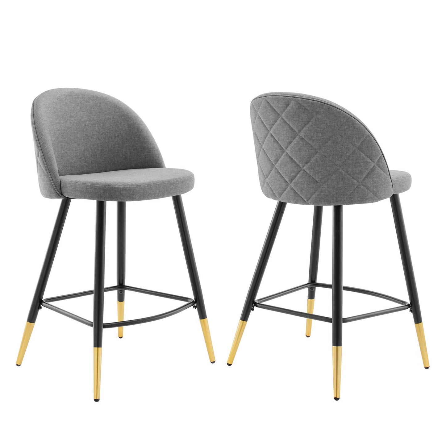 Modway Cordial Fabric Counter Stools - Set of 2 | Counter Stools | Modishstore-10