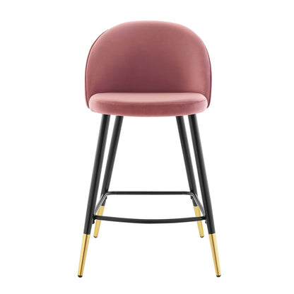 Modway Cordial Performance Velvet Counter Stools - Set of 2 - EEI-4529 | Counter Stools | Modishstore - 2