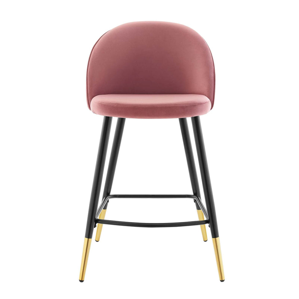 Modway Cordial Performance Velvet Counter Stools - Set of 2 - EEI-4529 | Counter Stools | Modishstore - 2