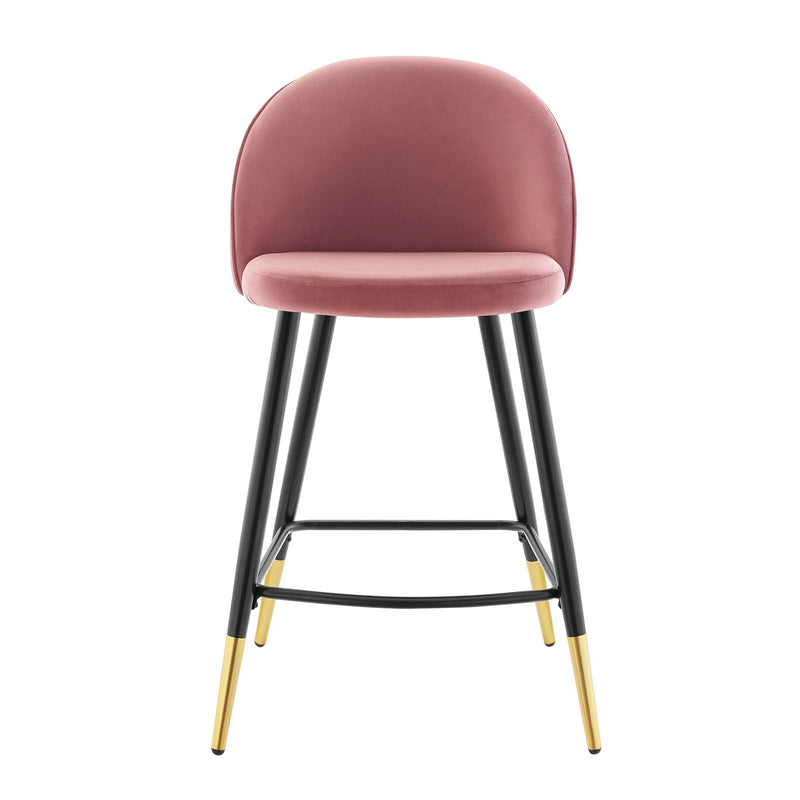 Modway Cordial Performance Velvet Counter Stools - Set of 2 - EEI-4529 | Counter Stools | Modishstore - 2