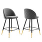 Modway Cordial Performance Velvet Counter Stools - Set of 2 - EEI-4529 | Counter Stools | Modishstore - 5