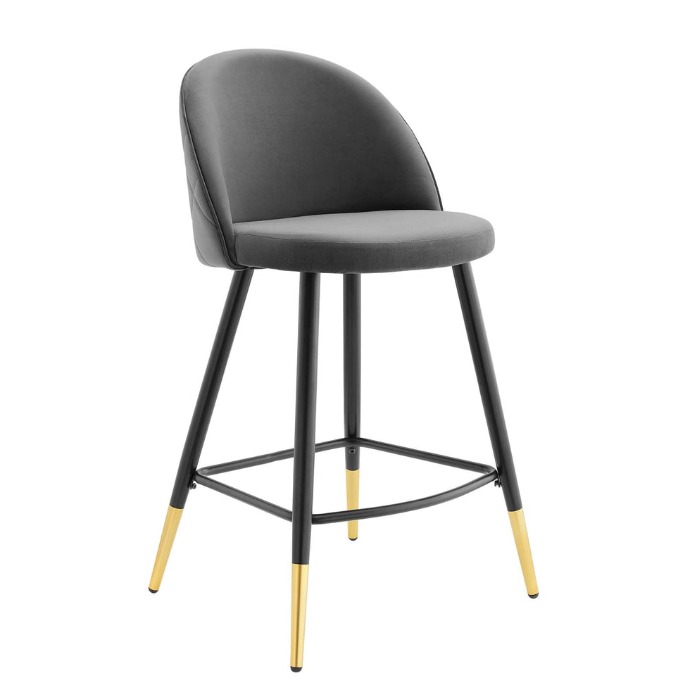 Modway Cordial Performance Velvet Counter Stools - Set of 2 - EEI-4529 | Counter Stools | Modishstore - 13