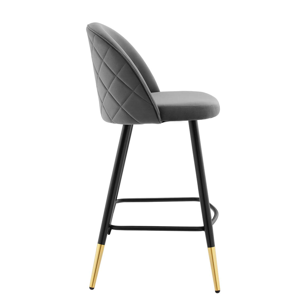 Modway Cordial Performance Velvet Counter Stools - Set of 2 - EEI-4529 | Counter Stools | Modishstore - 12