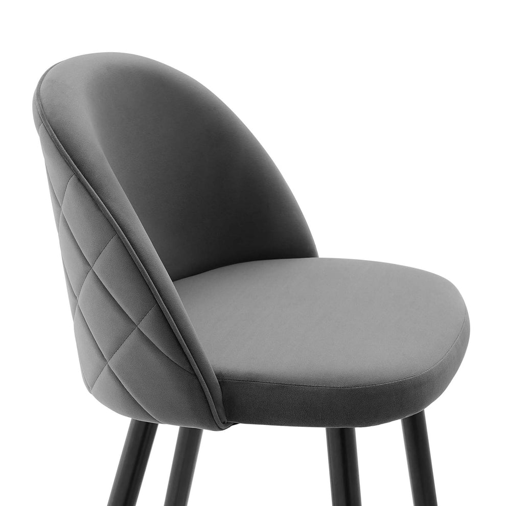 Modway Cordial Performance Velvet Counter Stools - Set of 2 - EEI-4529 | Counter Stools | Modishstore - 11