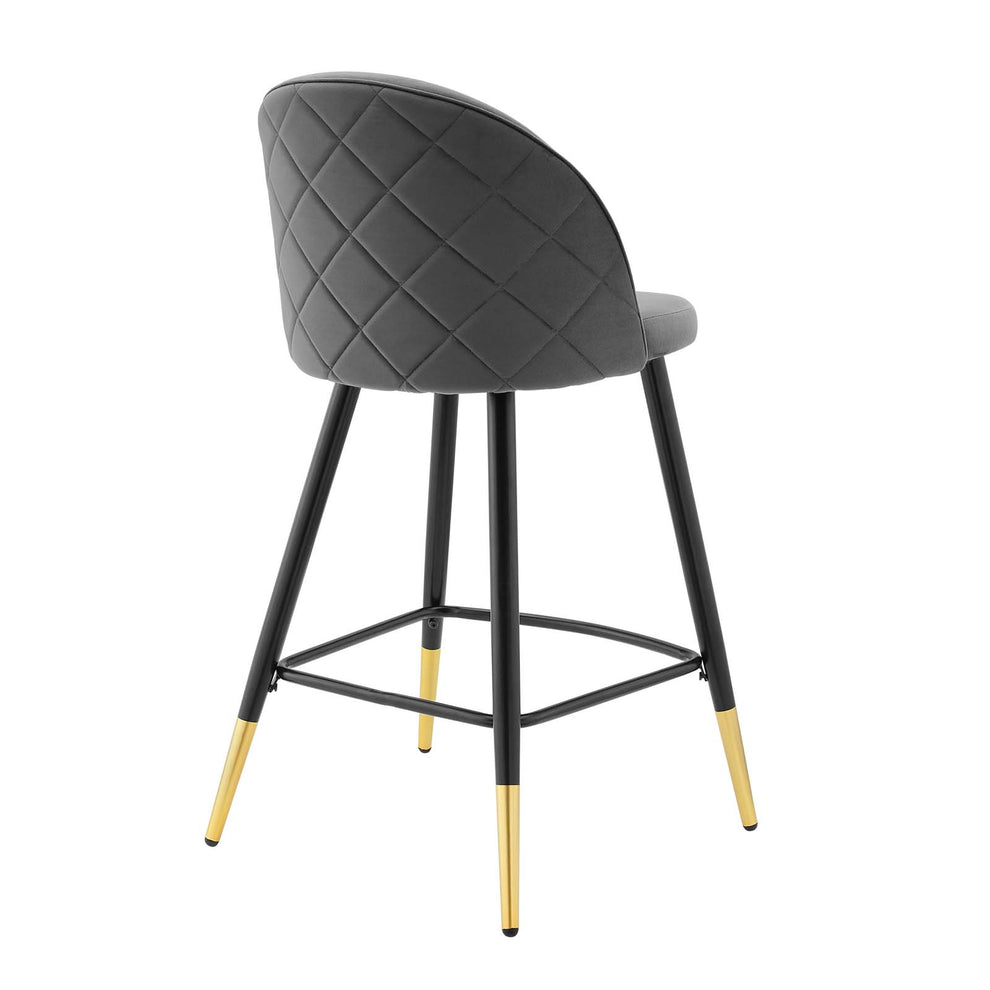 Modway Cordial Performance Velvet Counter Stools - Set of 2 - EEI-4529 | Counter Stools | Modishstore - 10
