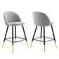 Modway Cordial Performance Velvet Counter Stools - Set of 2 - EEI-4529 | Counter Stools | Modishstore - 22