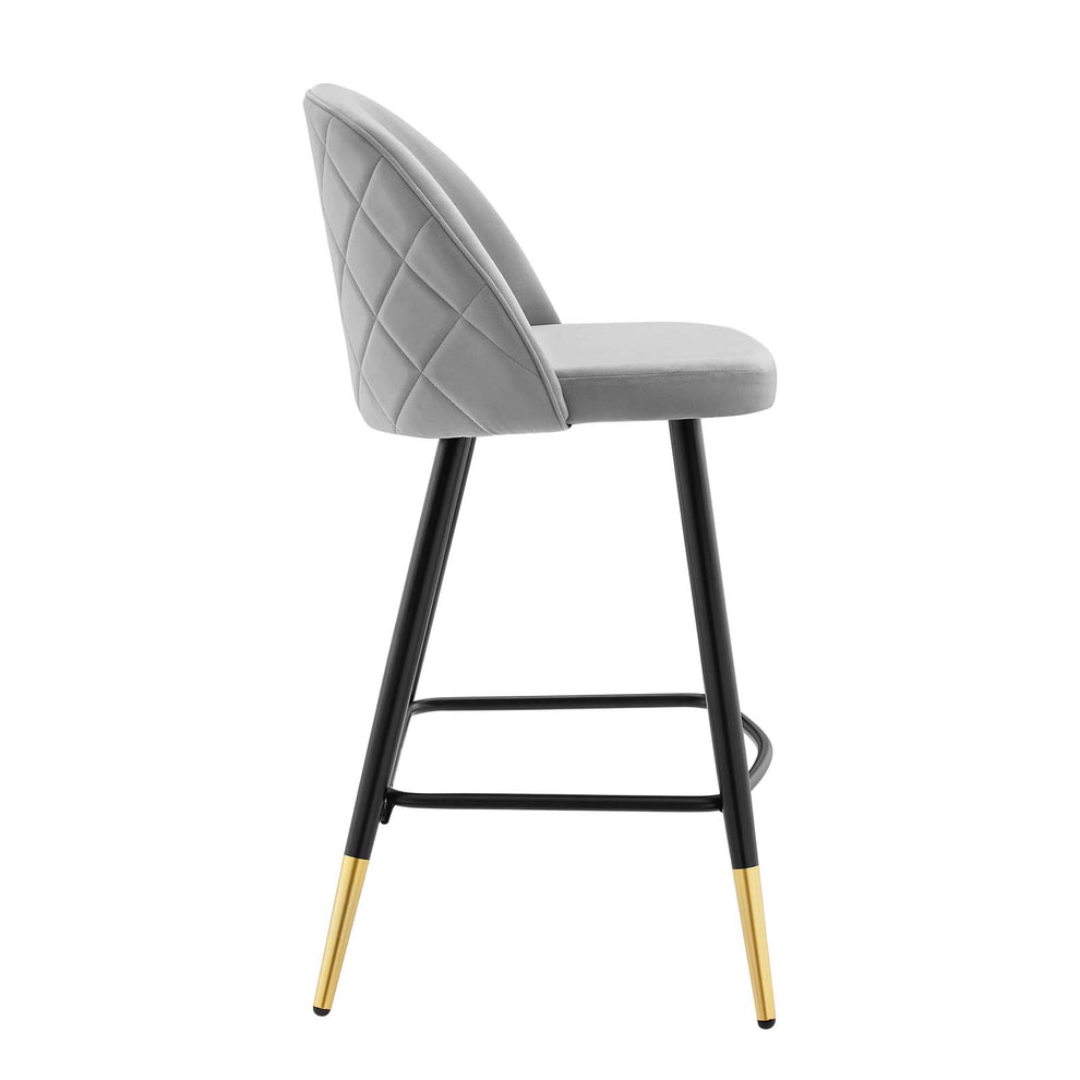 Modway Cordial Performance Velvet Counter Stools - Set of 2 - EEI-4529 | Counter Stools | Modishstore - 20