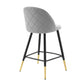 Modway Cordial Performance Velvet Counter Stools - Set of 2 - EEI-4529 | Counter Stools | Modishstore - 18