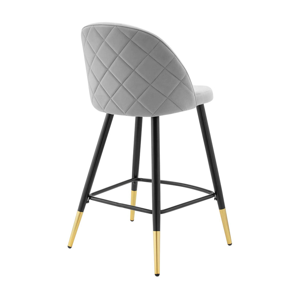 Modway Cordial Performance Velvet Counter Stools - Set of 2 - EEI-4529 | Counter Stools | Modishstore - 18