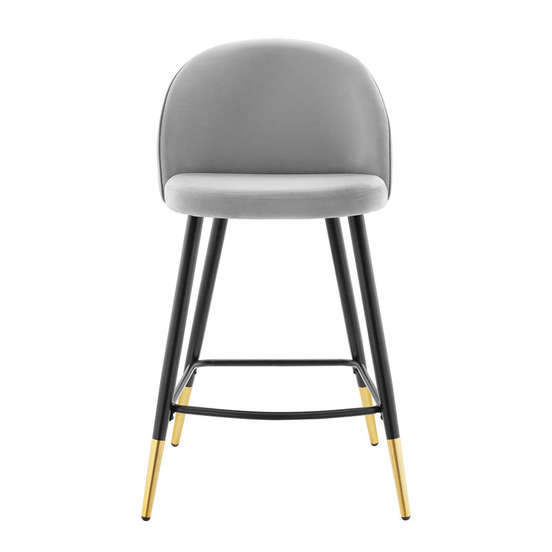 Modway Cordial Performance Velvet Counter Stools - Set of 2 - EEI-4529 | Counter Stools | Modishstore - 15
