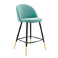 Modway Cordial Performance Velvet Counter Stools - Set of 2 - EEI-4529 | Counter Stools | Modishstore - 24