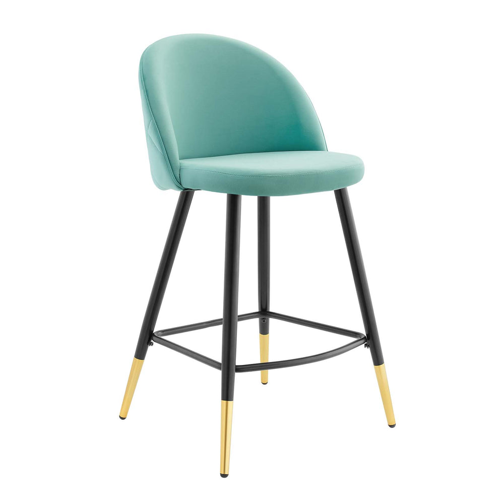Modway Cordial Performance Velvet Counter Stools - Set of 2 - EEI-4529 | Counter Stools | Modishstore - 24