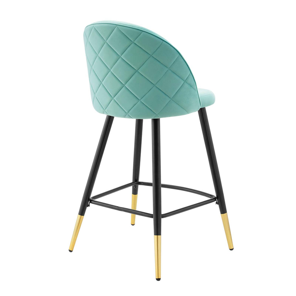 Modway Cordial Performance Velvet Counter Stools - Set of 2 - EEI-4529 | Counter Stools | Modishstore - 29