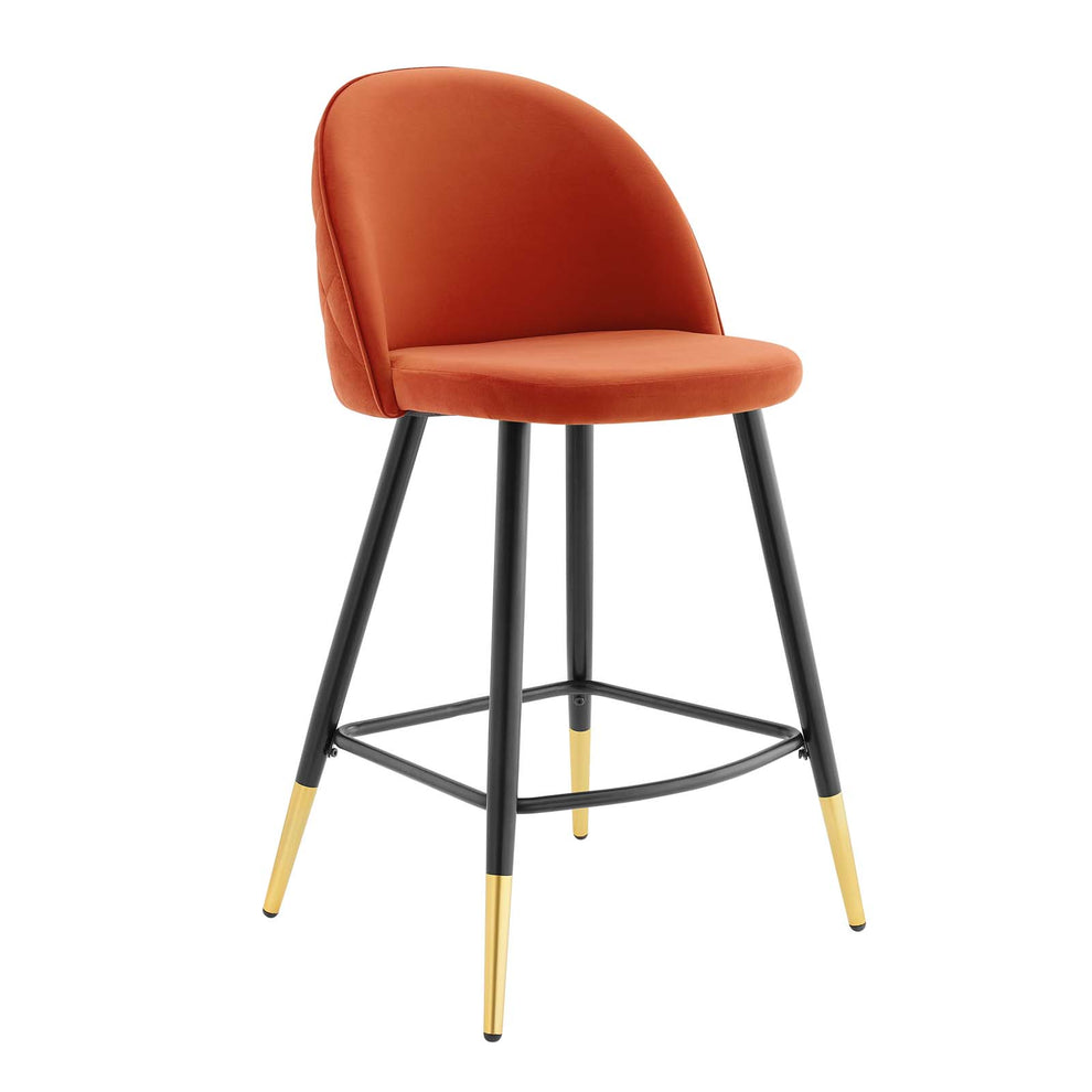 Modway Cordial Performance Velvet Counter Stools - Set of 2 - EEI-4529 | Counter Stools | Modishstore - 49