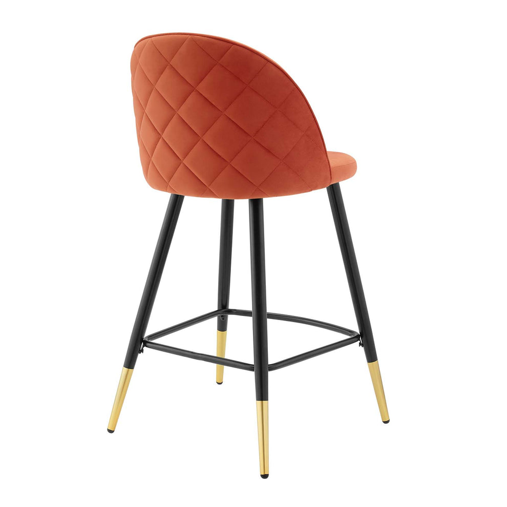 Modway Cordial Performance Velvet Counter Stools - Set of 2 - EEI-4529 | Counter Stools | Modishstore - 46