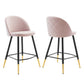 Modway Cordial Performance Velvet Counter Stools - Set of 2 - EEI-4529 | Counter Stools | Modishstore - 52