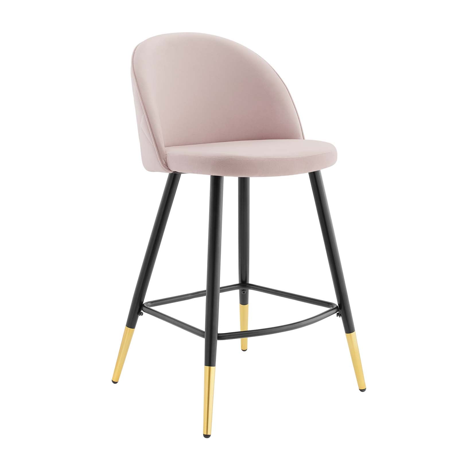 Modway Cordial Performance Velvet Counter Stools - Set of 2 - EEI-4529 | Counter Stools | Modishstore - 58