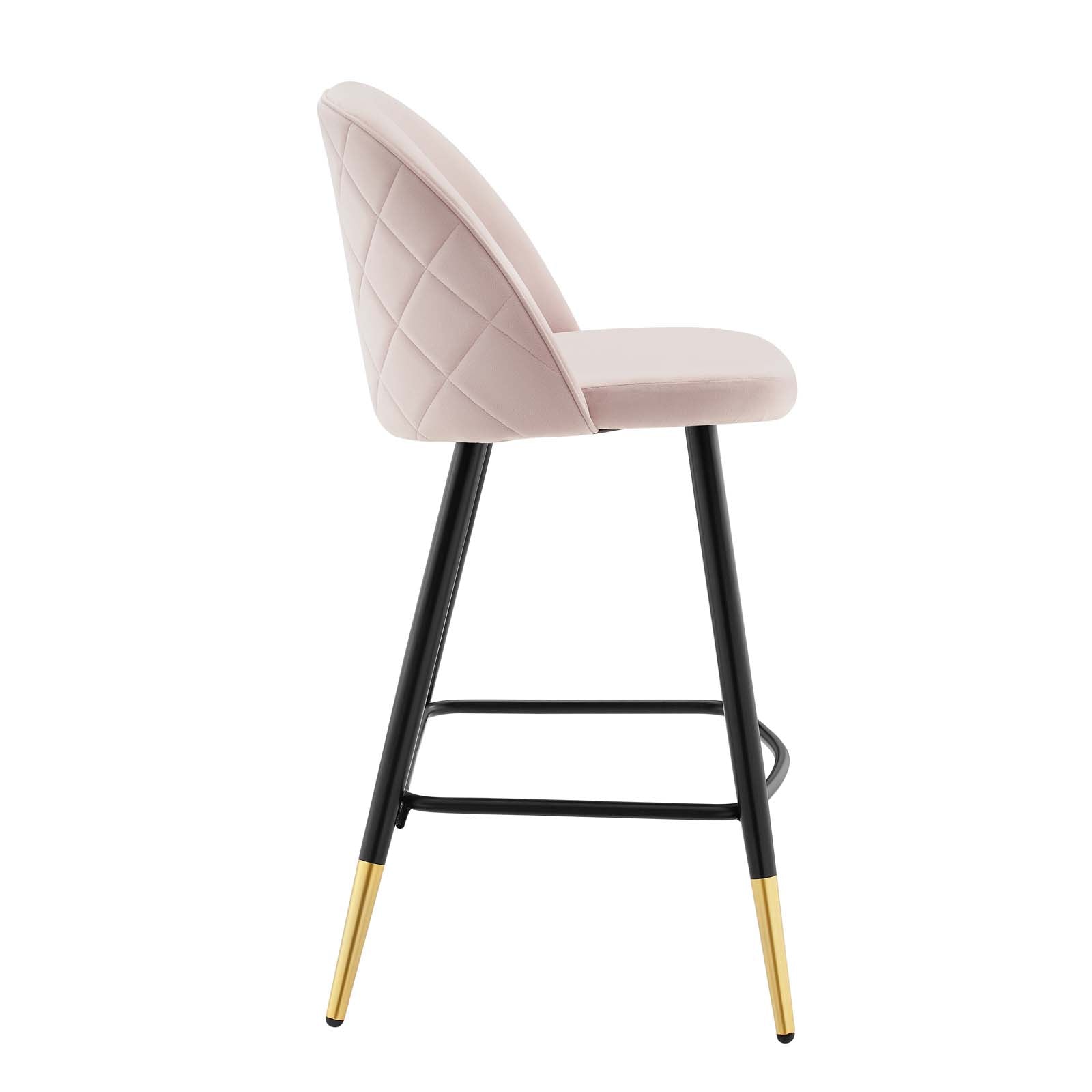 Modway Cordial Performance Velvet Counter Stools - Set of 2 - EEI-4529 | Counter Stools | Modishstore - 57