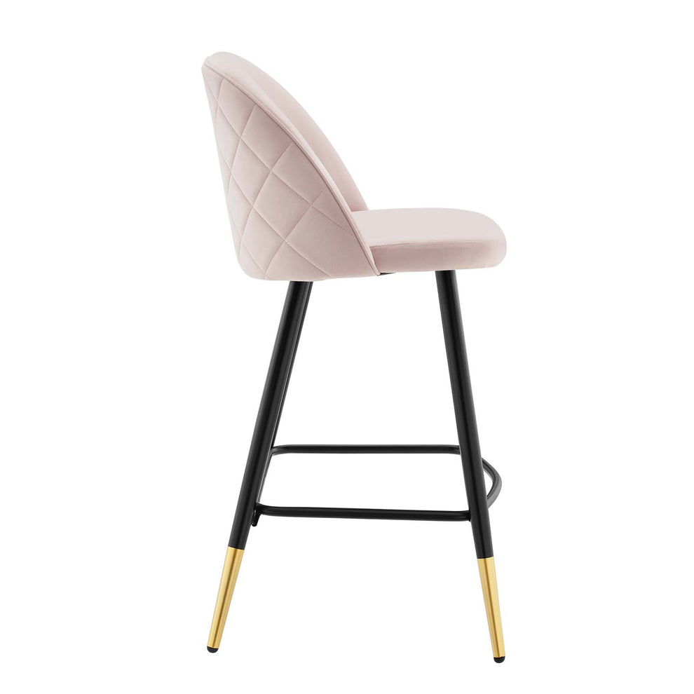 Modway Cordial Performance Velvet Counter Stools - Set of 2 - EEI-4529 | Counter Stools | Modishstore - 57