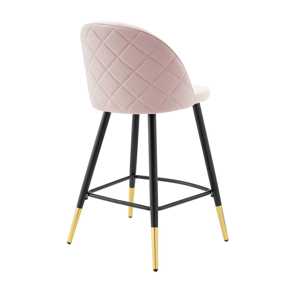 Modway Cordial Performance Velvet Counter Stools - Set of 2 - EEI-4529 | Counter Stools | Modishstore - 55
