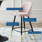 Modway Cordial Performance Velvet Counter Stools - Set of 2 - EEI-4529 | Counter Stools | Modishstore - 54
