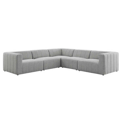 Bartlett Upholstered Fabric 5-Piece Sectional Sofa By Modway - EEI-4531 | Sofa Set | Modishstore - 2