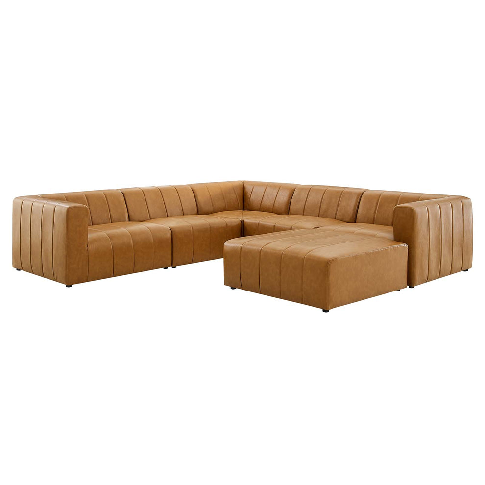 Bartlett Vegan Leather 6-Piece Sectional Sofa By Modway - EEI-4534 | Sofa Set | Modishstore - 2