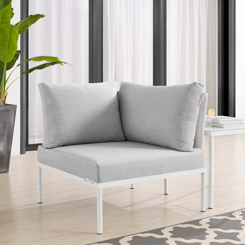 Harmony Sunbrella® Outdoor Patio All Mesh Corner Chair By Modway - EEI-4539 | Outdoor Sofas, Loveseats & Sectionals | Modishstore - 1