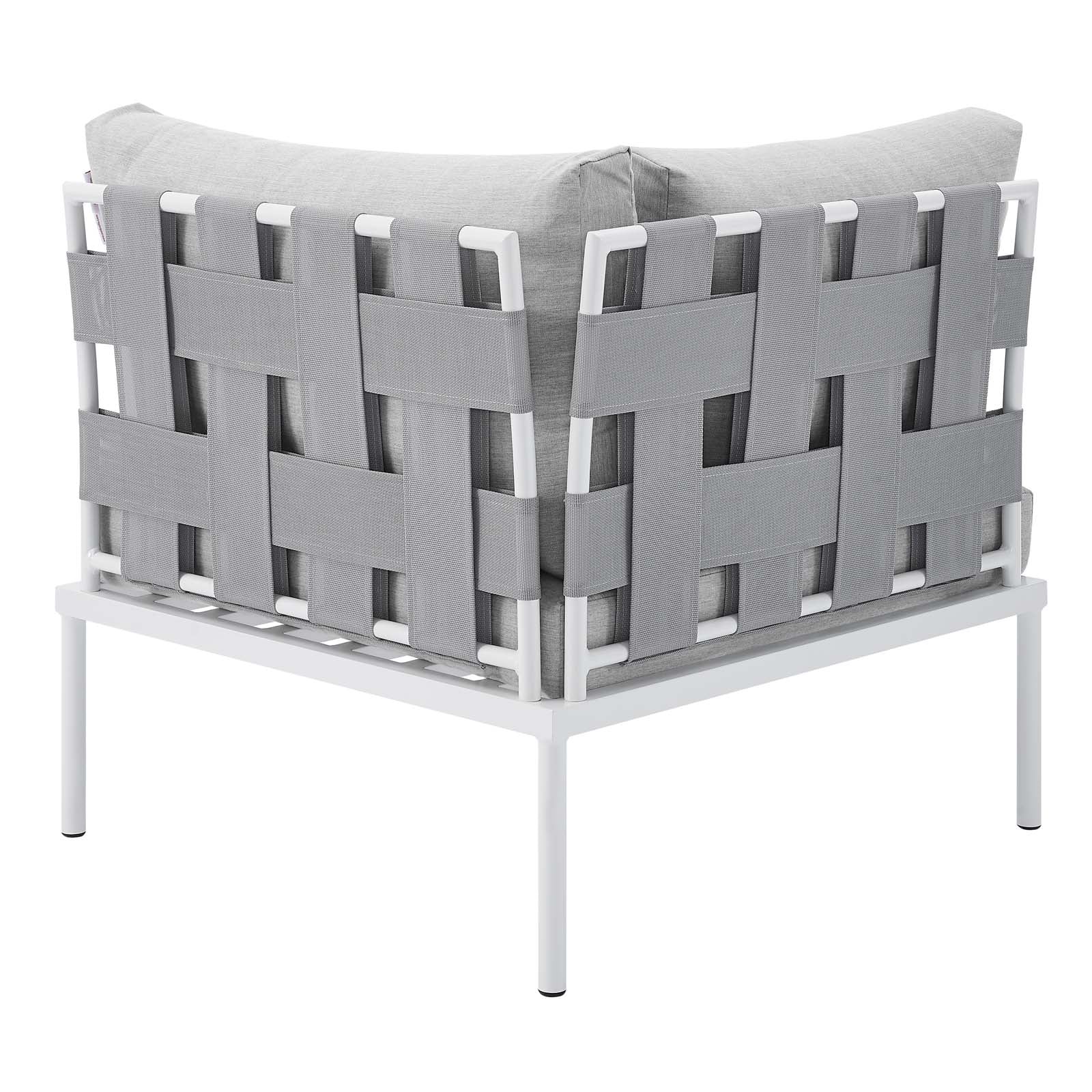 Harmony Sunbrella® Outdoor Patio Aluminum Corner Chair By Modway | Outdoor Patio | Modishstore-4
