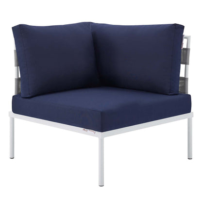 Harmony Sunbrella® Outdoor Patio Aluminum Corner Chair By Modway | Outdoor Patio | Modishstore-7