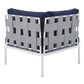 Harmony Sunbrella® Outdoor Patio Aluminum Corner Chair By Modway | Outdoor Patio | Modishstore-9