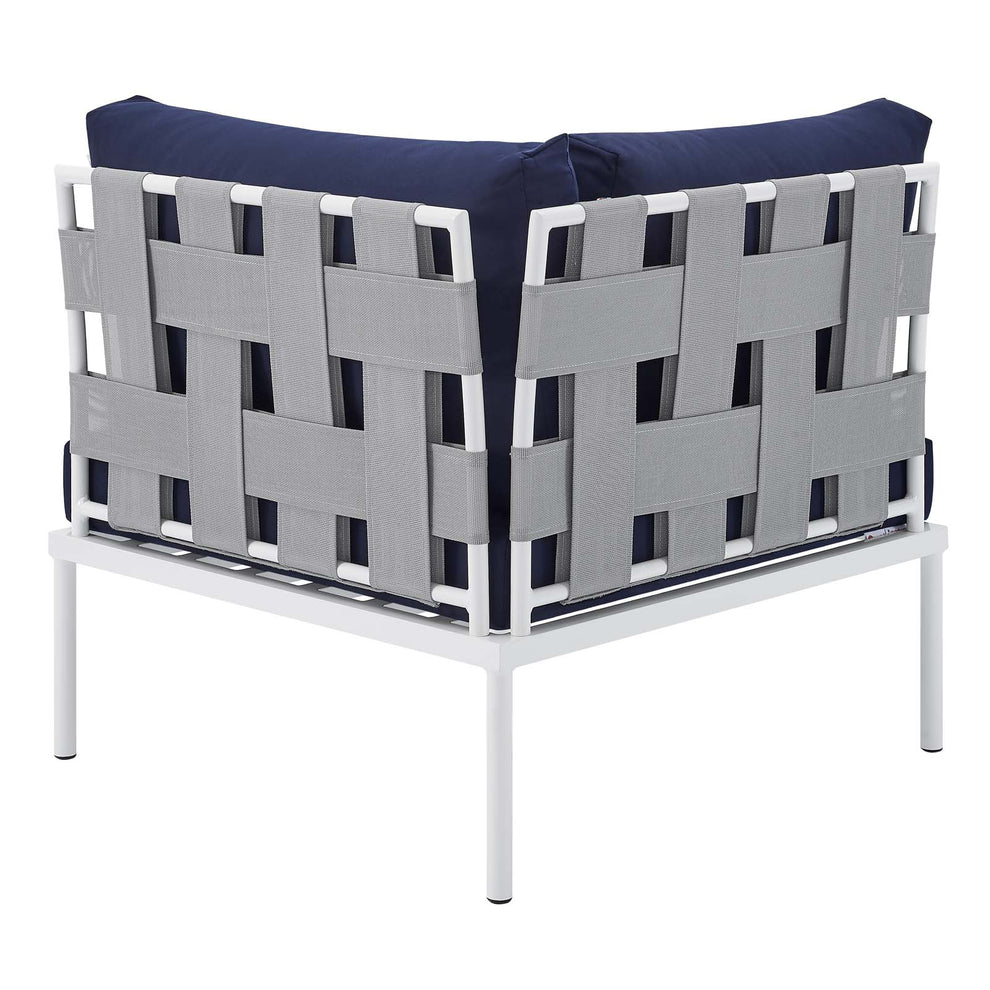 Harmony Sunbrella® Outdoor Patio Aluminum Corner Chair By Modway - EEI-4540 | Outdoor Sofas, Loveseats & Sectionals | Modishstore - 9