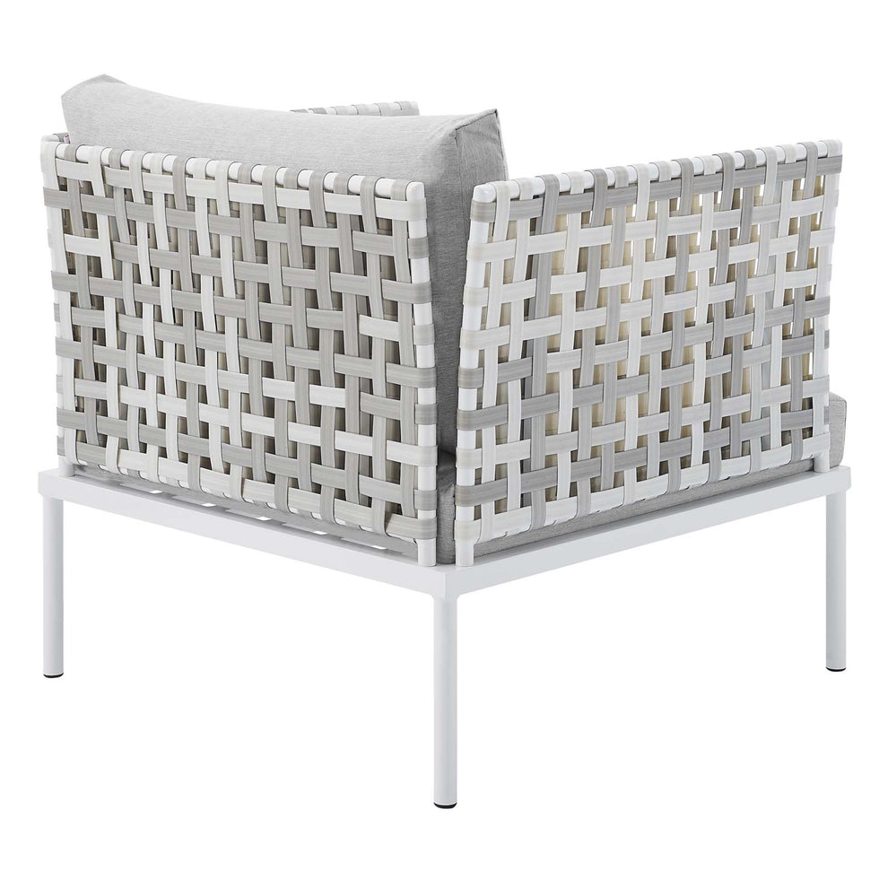 Harmony Sunbrella® Basket Weave Outdoor Patio Aluminum Armchair By Modway - EEI-4541 | Outdoor Chairs | Modishstore - 4