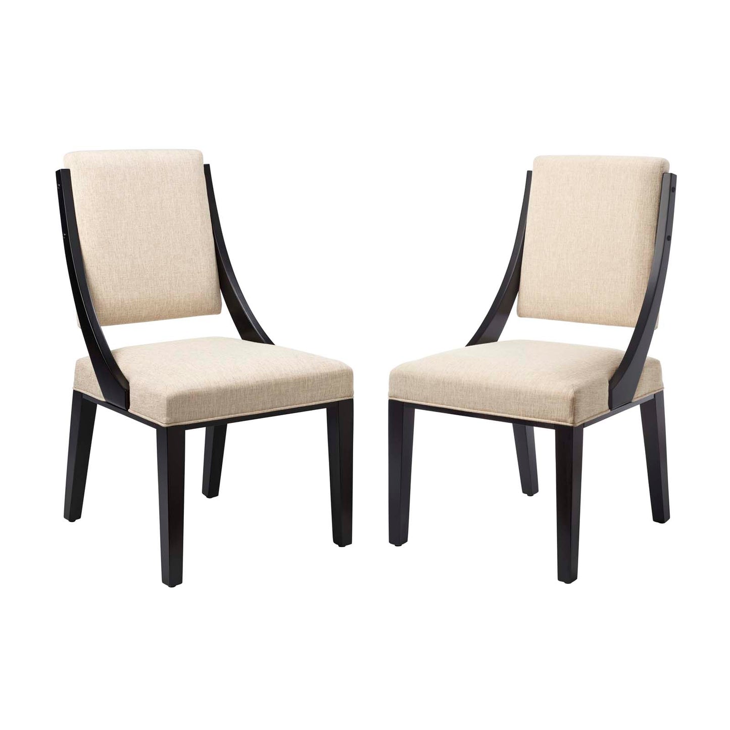 Cambridge Upholstered Fabric Dining Chairs - Set of 2 By Modway - EEI-4553 | Dining Chairs | Modishstore - 2