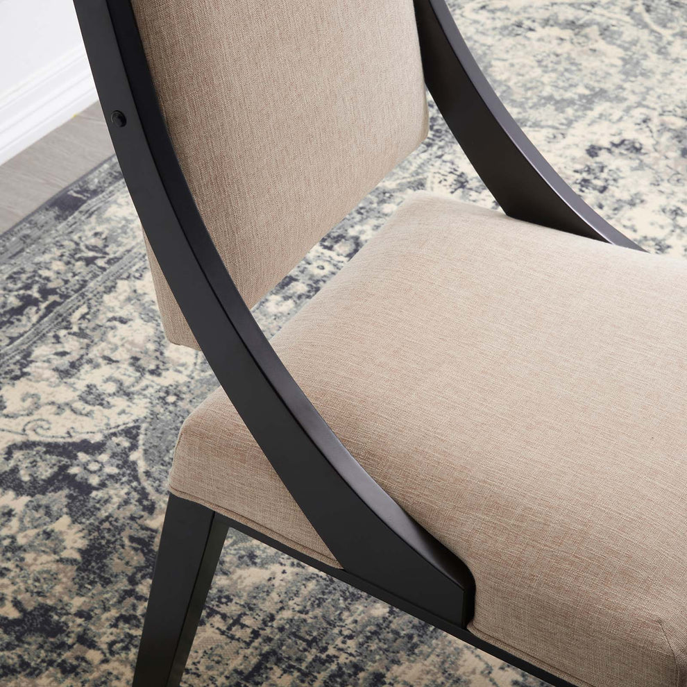 Cambridge Upholstered Fabric Dining Chairs - Set of 2 By Modway - EEI-4553 | Dining Chairs | Modishstore - 8